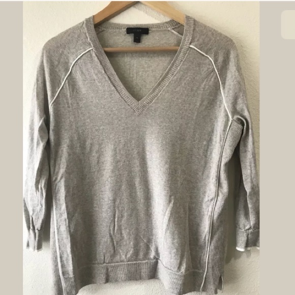 J.Crew Side Panel Merino Wool Sweater Size XS - Picture 2 of 6